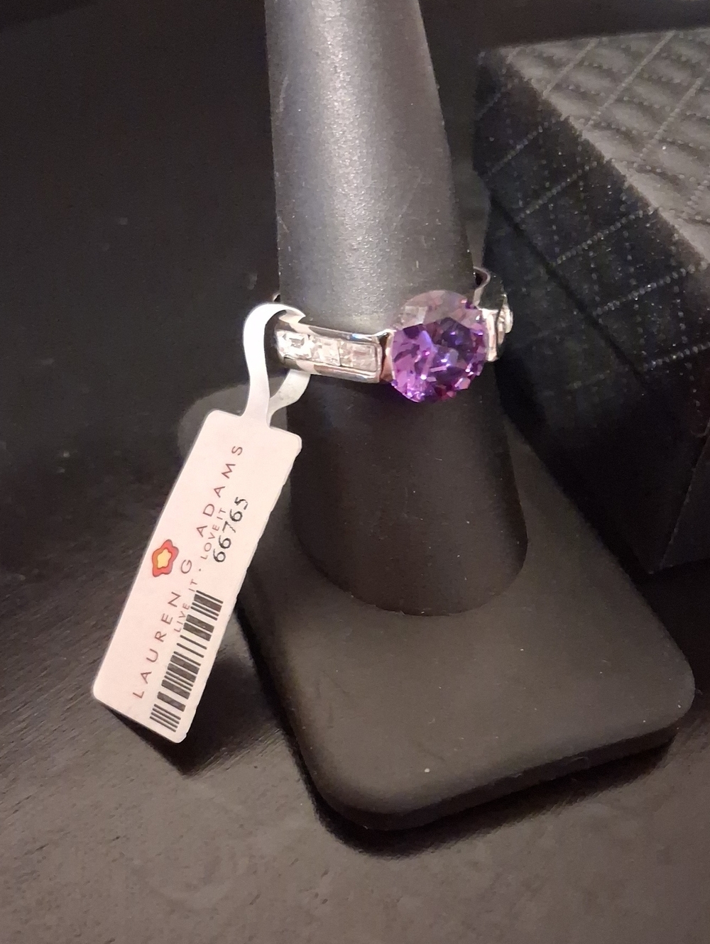 Lauren G. Adams Solitare Cocktail Ring Size 9 New With Tags/Box